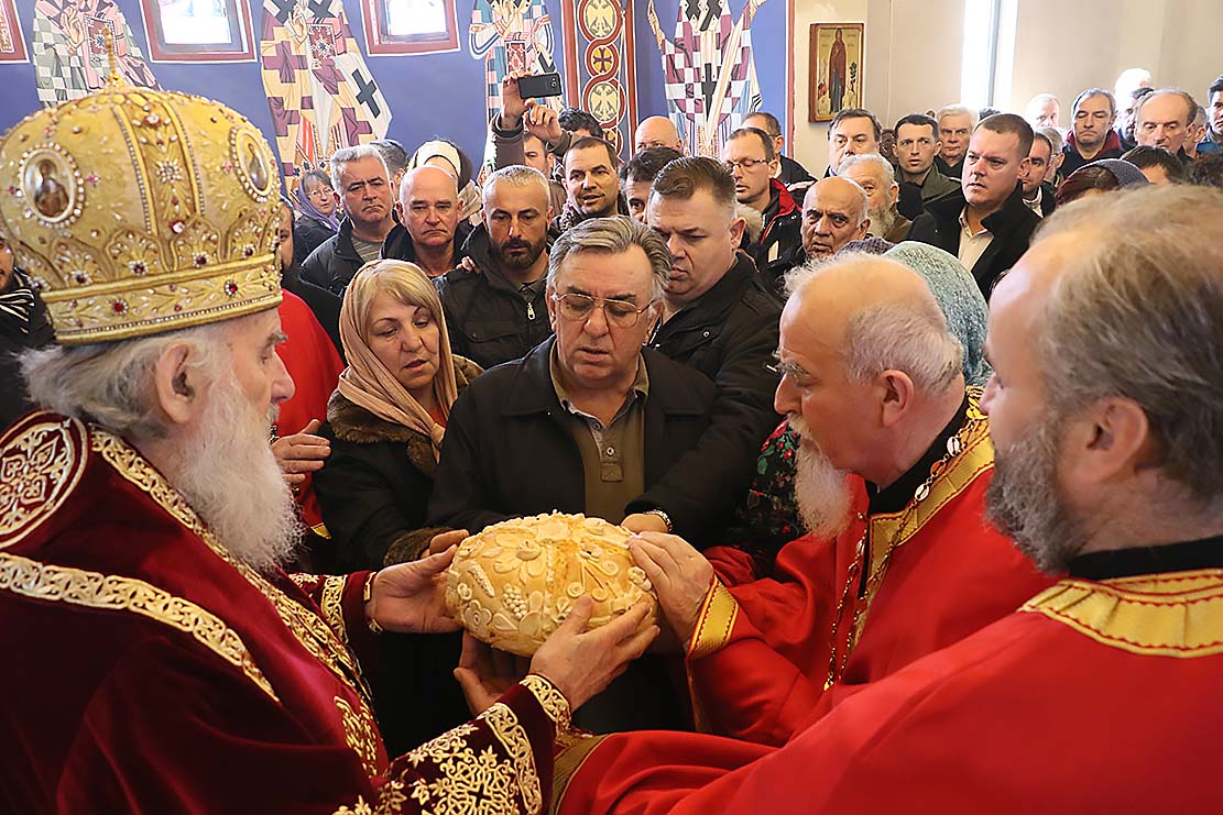 Patriarch Irinej served at the Church of Saint Athanasius in Zemun