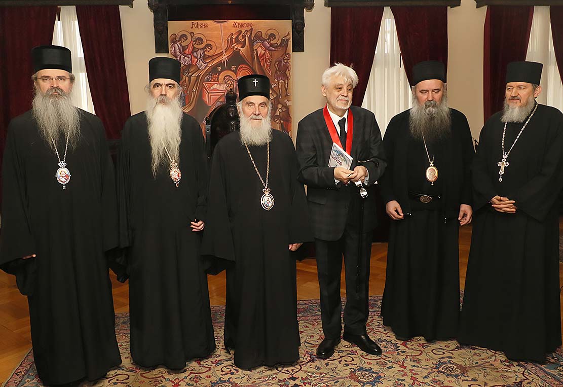 Milovan Vitezovic awarded with the Order of Saint Sava