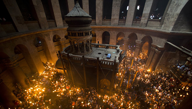 EDICULE OVER HOLY SEPULCHRE TO OPEN MARCH 22-25
