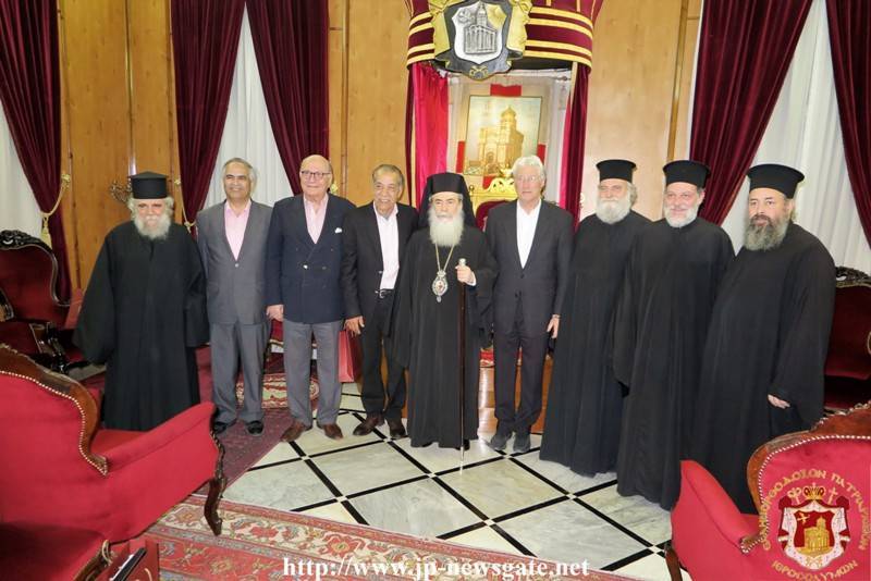 ACTOR MR. RICHARD GERE VISITS THE JERUSALEM PATRIARCHATE