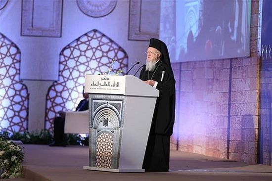 ECUMENICAL PATRIARCH: “TERRORISM IS A STRANGER TO ANY RELIGION”