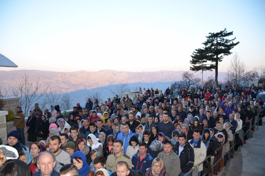 Hierarchal Liturgy in Monastery Ostrog- Montenegro