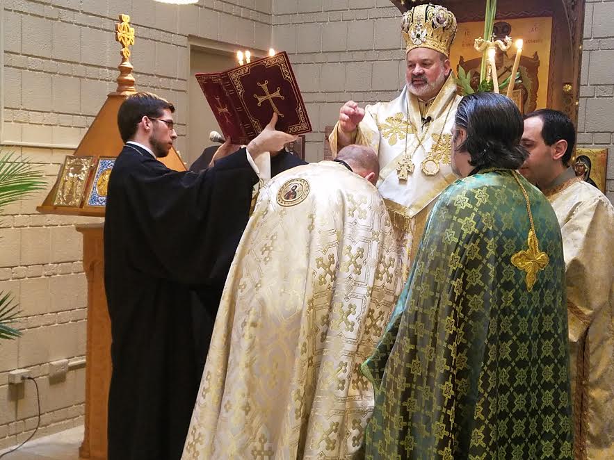 BISHOP DEMETRIOS OF MOKISSOS OFFICIATES PALM SUNDAY AND THE BEGINNING OF HOLY WEEK IN ST PAUL/MINNEASPOLIS