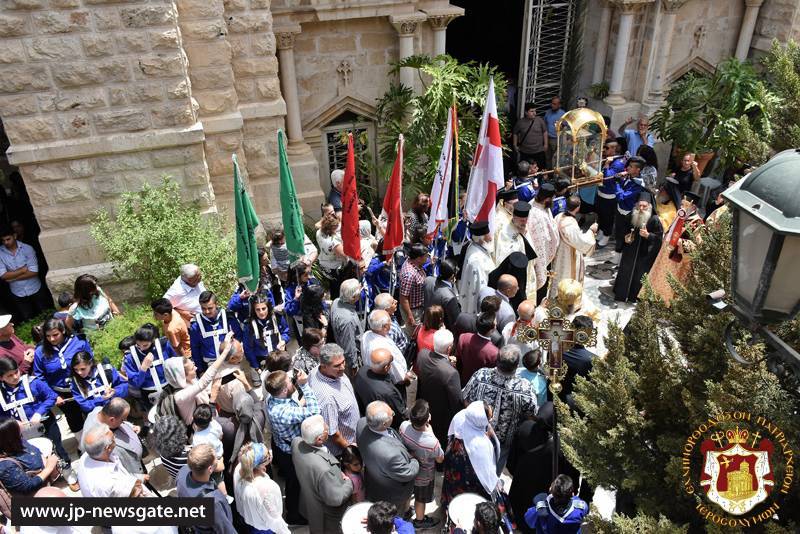 THE FEAST OF THE SAMARITAN WOMAN SUNDAY AT THE JERUSALEM PATRIARCHATE (2017)