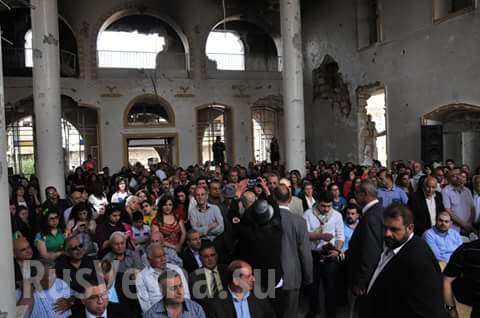 ORTHODOX SERVICES CELEBRATED IN SYRIAN TOWN OF AL-ZABADANI FOR FIRST TIME IN 6 YEARS