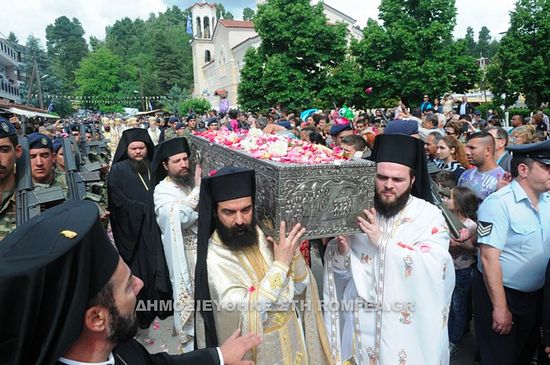 THOUSANDS OF FAITHFUL HONOR MEMORY OF ST. JOHN THE RUSSIAN IN GREECE