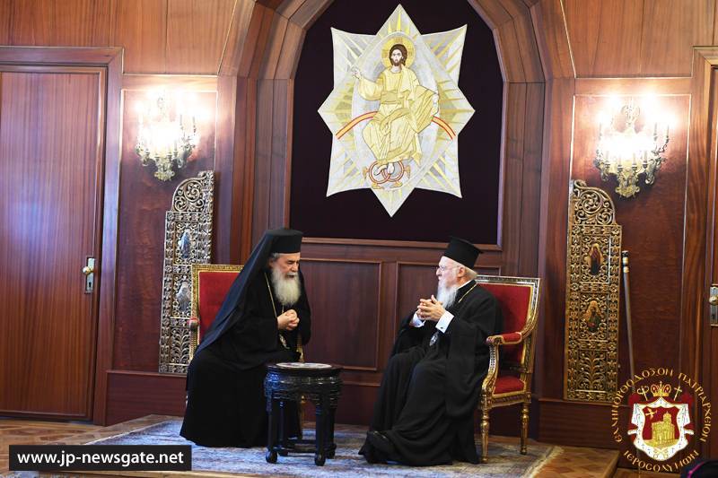 THE VISIT OF HIS BEATITUDE THE PATRIARCH OF JERUSALEM TO CONSTANTINOPLE – CAPPADOCIA