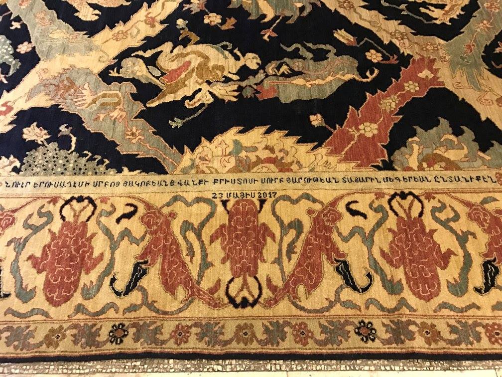 Donation of Armenian Rugs to the Holy Sepulcher