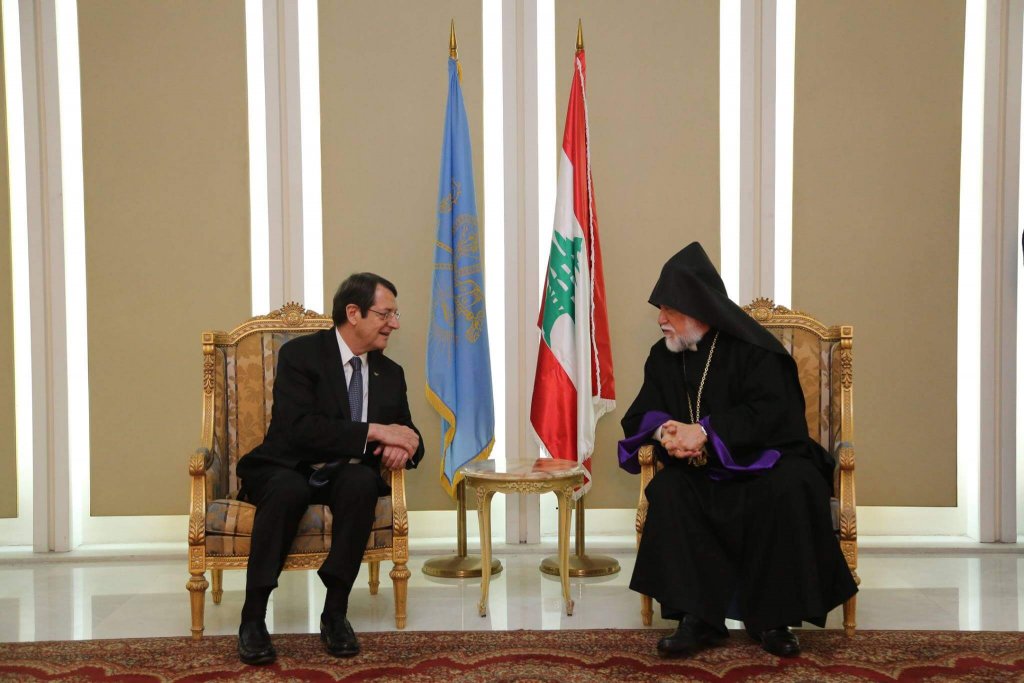 “Armenians and the Cypriot government share a common demand: justice from Turkey,” His Holiness Aram I tells the president of Cyprus