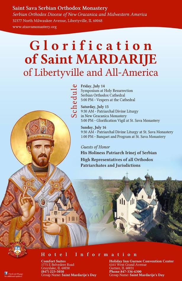 Glorification of St. Mardarije of Libertyville and All America