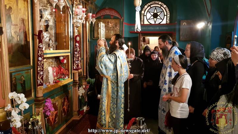 THE DESCEND OF THEOTOKOS’ ICON AT THE TOMB OF THEOTOKOS