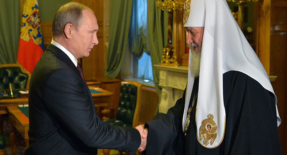 Orthodox Patriarch of Moscow receives President Putin in Navy’s Kronstadt’s Cathedral