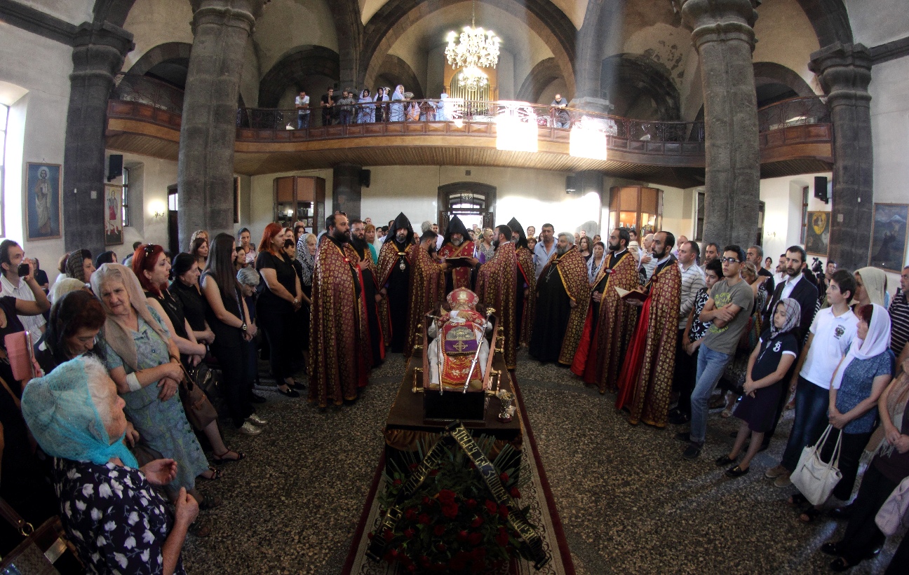 Funeral Rite for the Late Bishop Narek Shakaryan