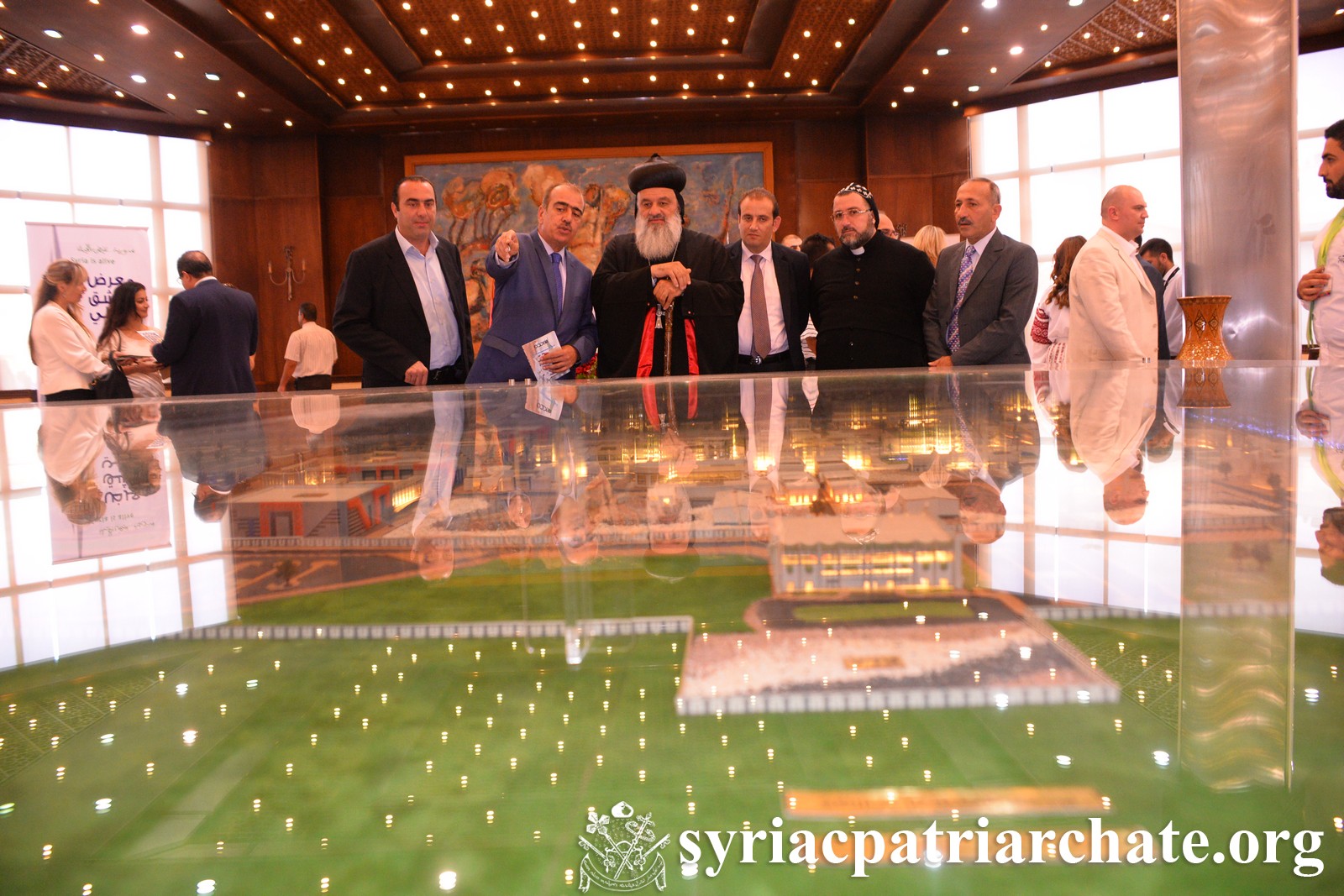 Patriarch Ignatius Aphrem II visits 59th Damascus International Fair