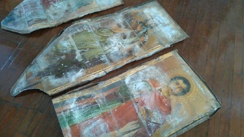 ANCIENT ICONS STOLEN OVER A CENTURY AGO FOUND DURING SCHOOL REPAIRS IN KUBAN