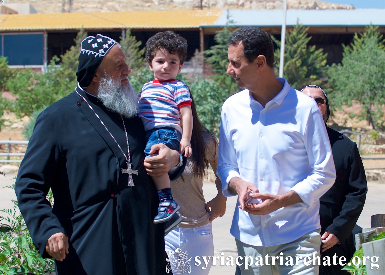 President Dr. Bashar al-Assad Visits Holy Cross Syriac Orthodox Monastery in Saydnaya