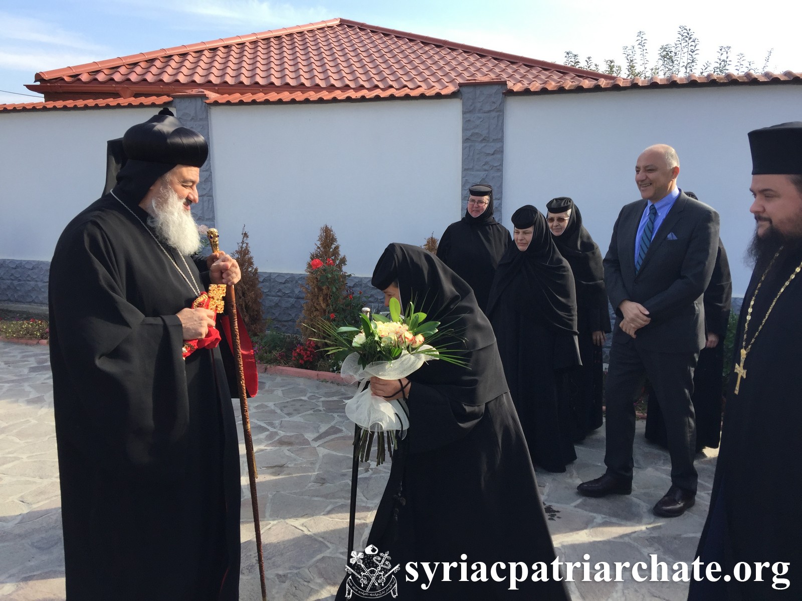 Patriarch Ignatius Aphrem II Visits Ghigiu Romania Orthodox Monastery
