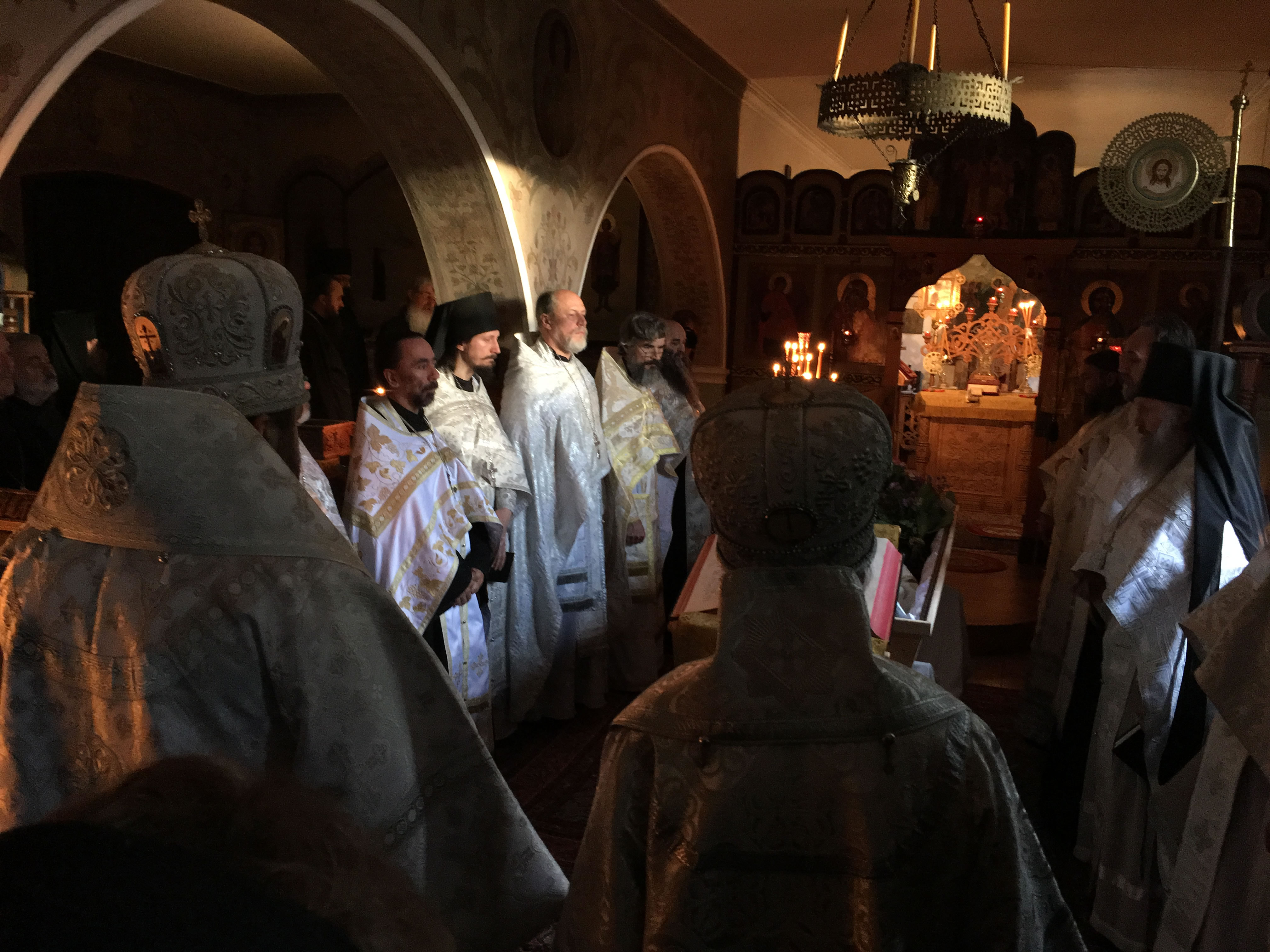 The Funeral and Burial of Newly-Reposed Hegumen Evfimy (Logvinov) Take Place