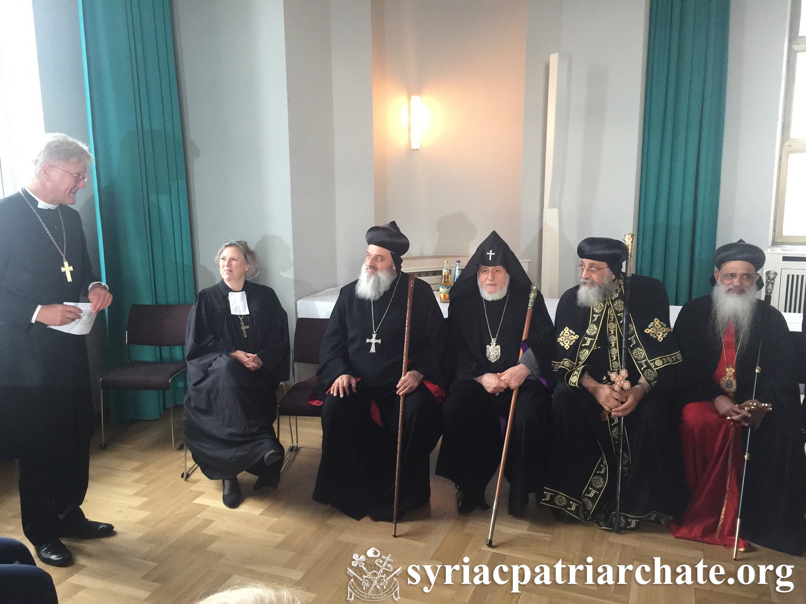 Patriarch Ignatius Aphrem II & Oriental Orthodox Primates Meet Head of the Evangelical Church in Germany