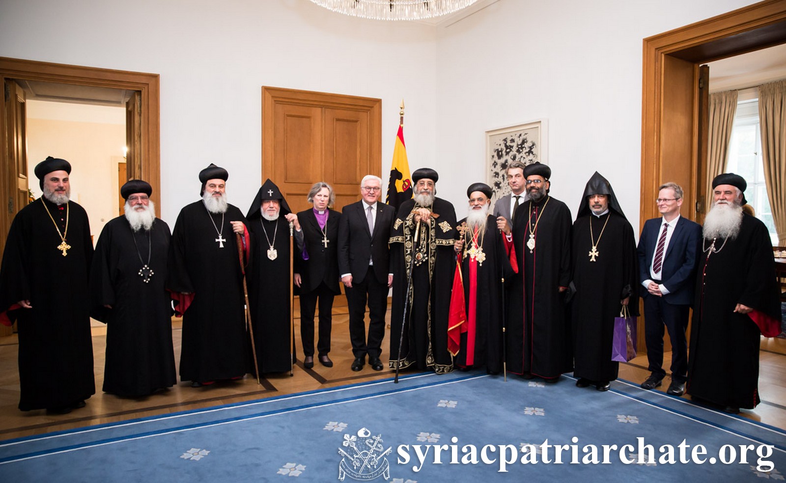 Patriarch Ignatius Aphrem II & Oriental Orthodox Primates Visit His Excellency German President Frank-Walter Steinmeier