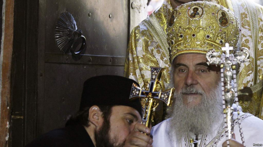 Patriarch Irinej of Serbia visits Families of the Martyred and Kidnapped Orthodox Christians of Kosovo