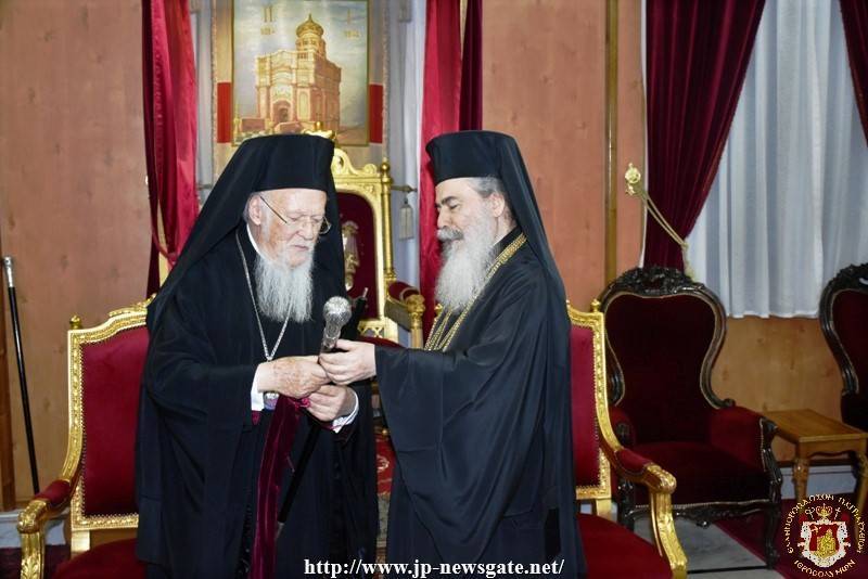 HIS ALL-HOLINESS THE ECUMENICAL PATRIARCH IS OFFERED AN HONORARY DOCTORATE AT THE HEBREW UNIVERSITY OF JERUSALEM