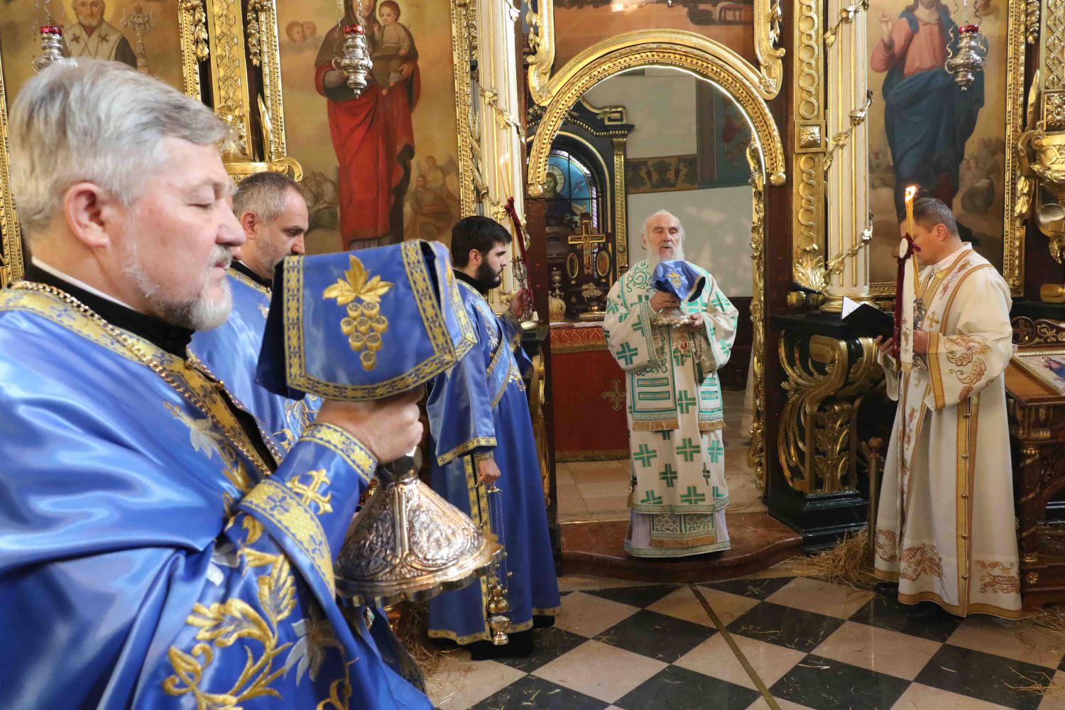 Patriarchal Liturgy at the church of Nativity of Mother of God in Zemun