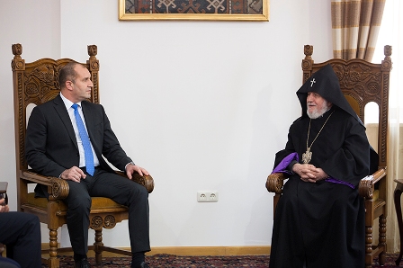 President Radev of the Republic of Bulgaria Visited Mother See of Holy Etchmiadzin