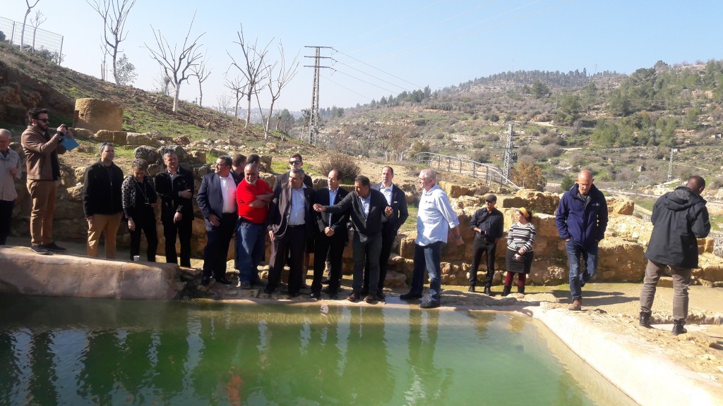 Opening of the Spring of St. Philip in Jerusalem