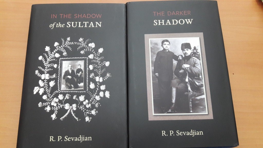 Author Rubina Sevadjian donates “The Shadow of the Sultan” & “The Darker Shadow” to the Armenian Patriarchate of Jerusalem