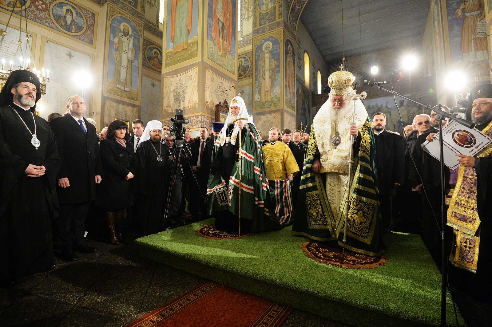 PATRIARCHS OF BULGARIA AND RUSSIA CONCELEBRATE IN HONOR OF 140TH ANNIVERSARY OF BULGARIAN LIBERATION