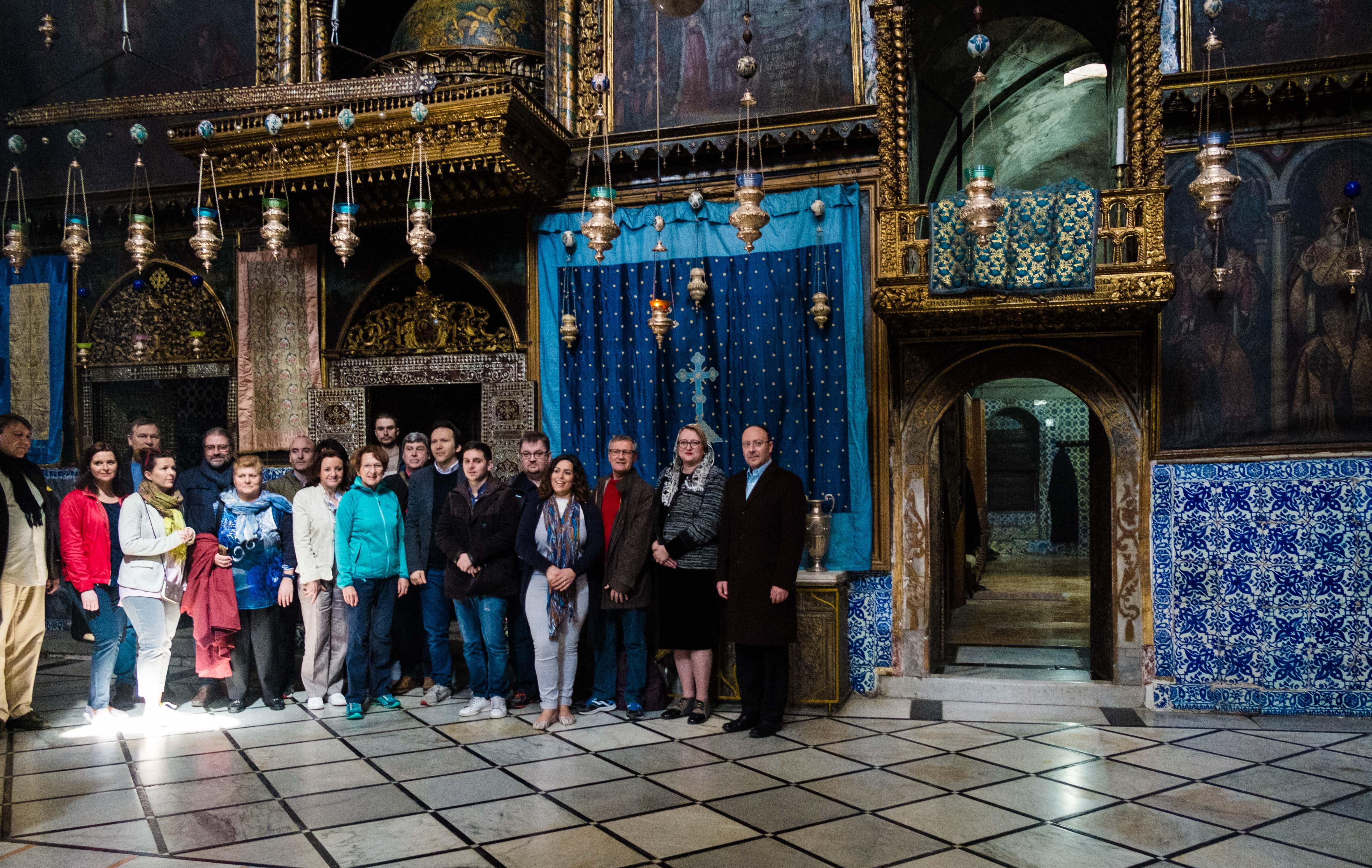 Delegation of the European St. James Way visits St. James Cathedral in Jerusalem