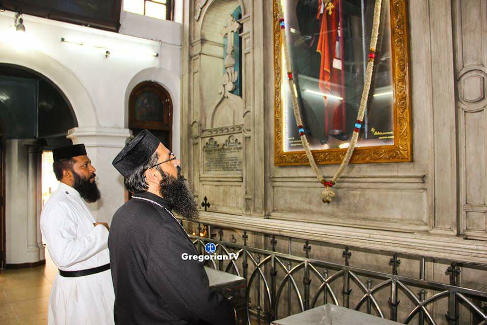Syriac Orthodox Priest Sohri Kasel Visits Parumala Seminary