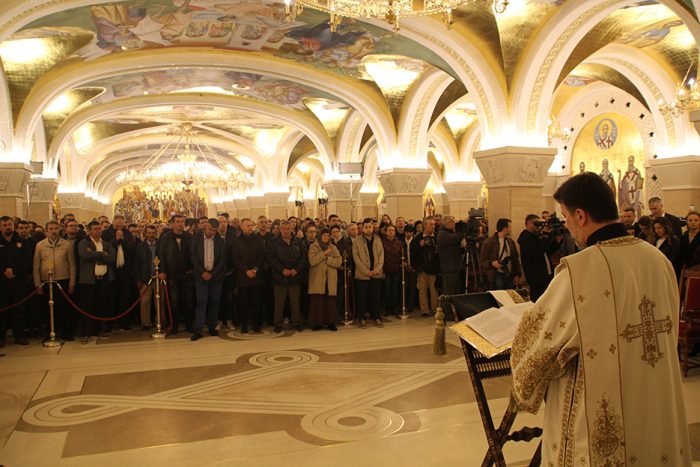Midnight Easter Liturgy at St Sava Cathedral