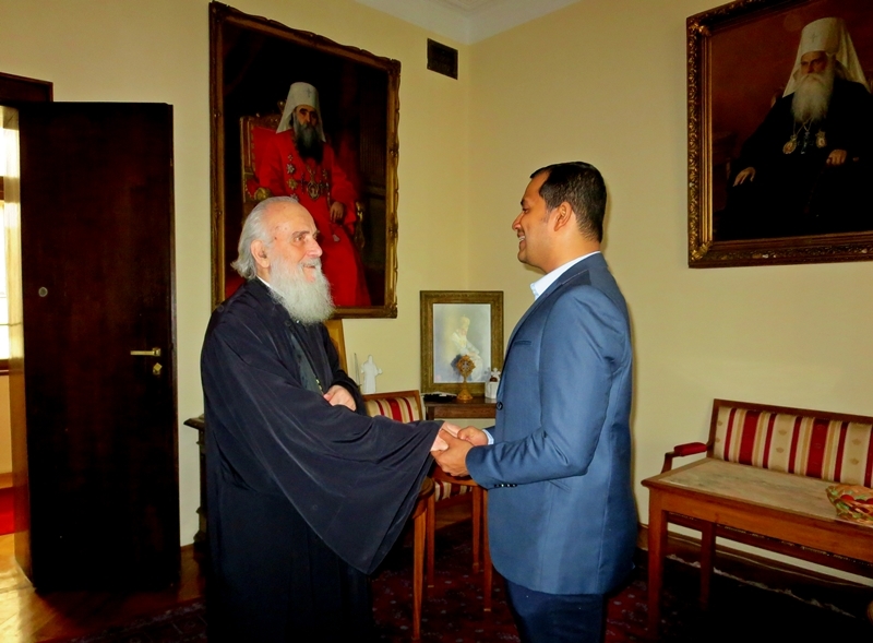 OCP Secretary George Alexander Received by Patriarch Irinej of Serbia