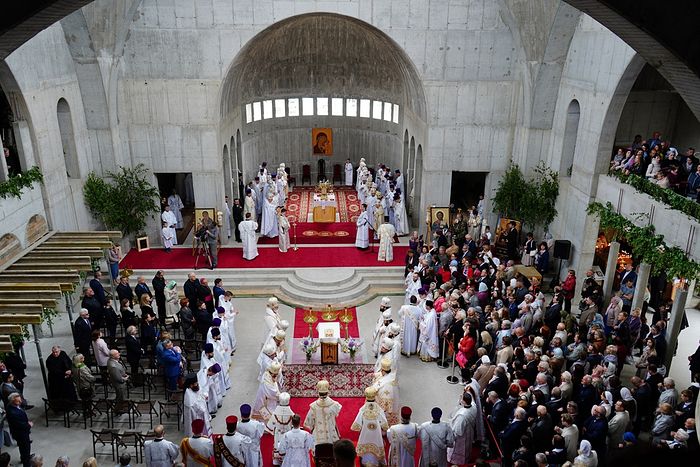 FIRST LITURGY SERVED IN WARSAW’S NEW AGIA SOPHIA CATHEDRAL