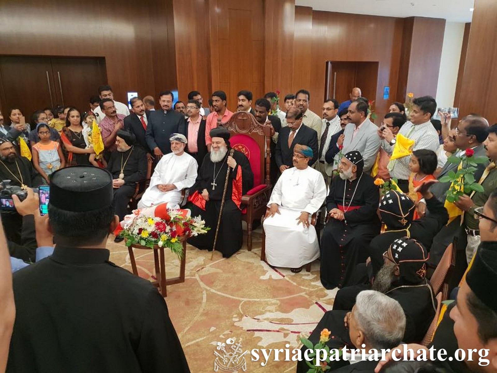Reception held for Patriarch Mor Ignatius Aphrem Il in Muscat