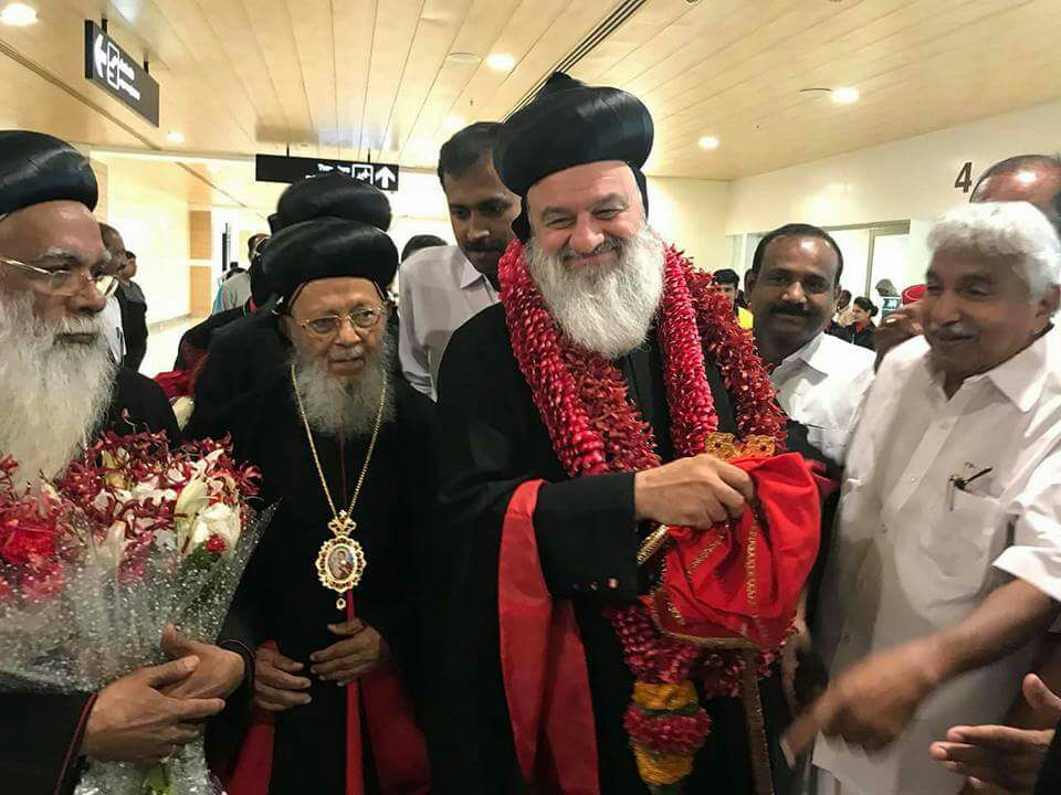 Patriarch Mor Ignatius Aphrem II of Antioch Arrives in Malankara