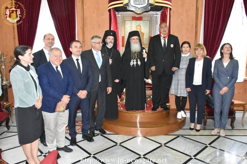 THE PRIME MINISTER OF BULGARIA VISITS THE JERUSALEM PATRIARCHATE