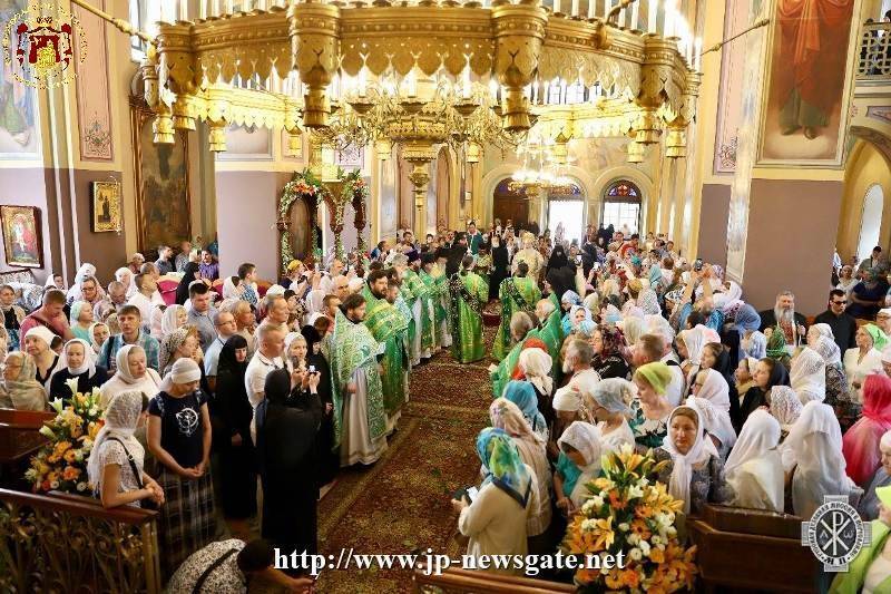 MONDAY OF THE HOLY SPIRIT AT THE RUSSIAN SPIRITUAL MISSION (MISSIA) IN JERUSALEM