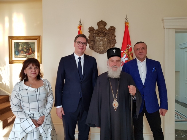 Meeting of President Vucic and Patriarch Irinej