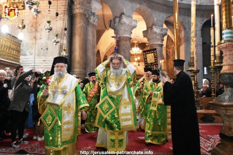 THE SUNDAY OF THE ADORATION OF THE PRECIOUS AND LIFE-GIVING CROSS AT THE JERUSALEM PATRIARCHATE