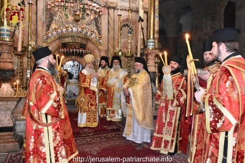 THE FEASTS OF THE LORD’S CIRCUMCISION AND OF ST. BASIL AT THE JERUSALEM PATRIARCHATE