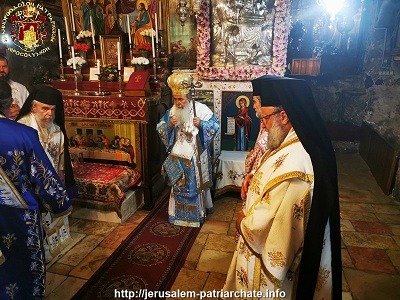 THE FEAST OF THE DORMITION OF THEOTOKOS AT THE JERUSALEM PATRIARCHATE