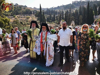 THE APODOSIS OF THE FEAST OF THE DORMITION – PROCESSION OF THE ICON OF THEOTOKOS BACK TO THE METOCHION