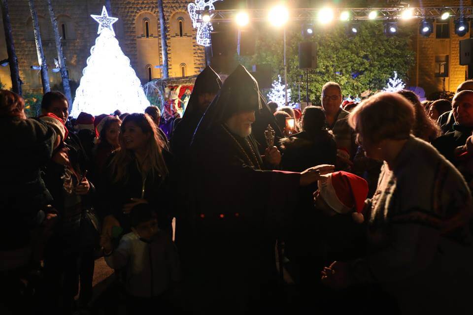 THE FEAST OF ST. JAMES OF NISIBIS AND CHRISTMAS TREE AND MANGER LIGHTING AT THE CATHOLICOSATE OF CILICIA