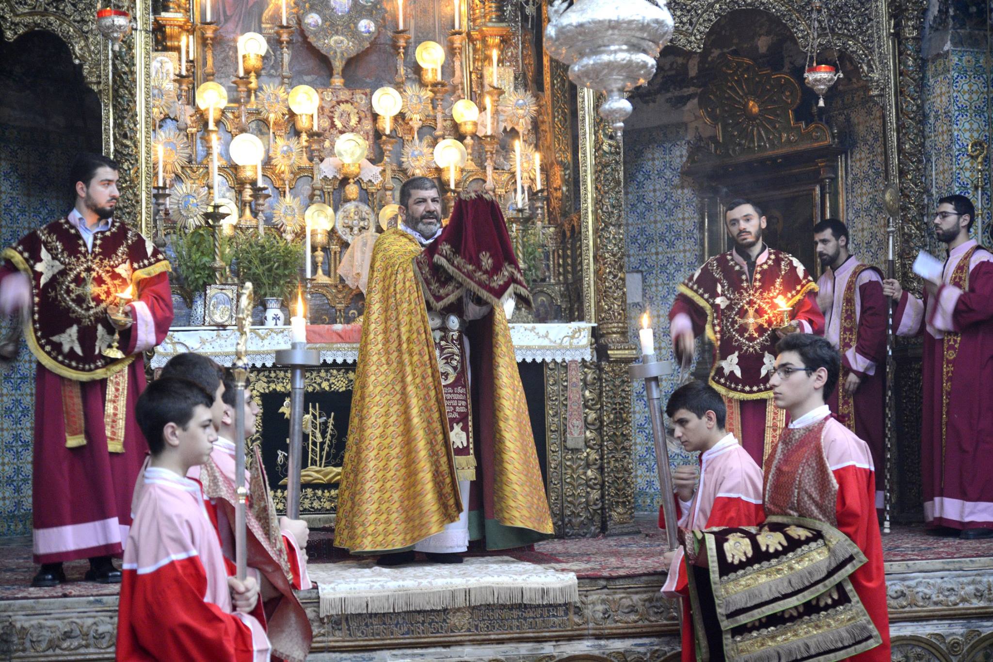 The Feast of the Exaltation of the Holy Cross at the Armenian Orthodox Patriarchate of Jerusalem