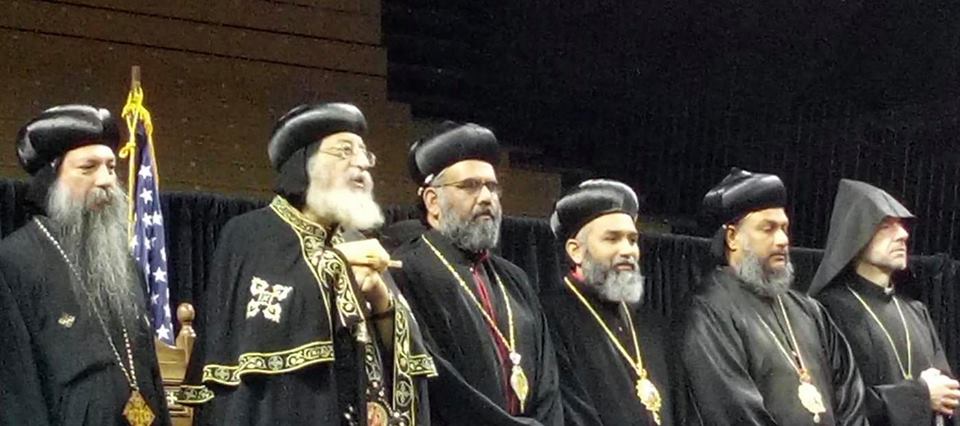Pope Tawadros II Receives Oriental Orthodox Bishops in the US
