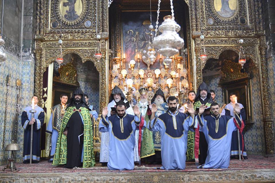 Feast of the Holy Translators Sts. Tarkmanchatz Celebrated at the Armenian Orthodox Patriarchate of Jerusalem