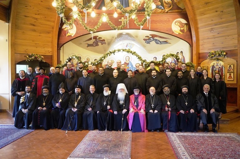 Patriarch Ignatius Aphrem II, Met. Zachariah Nicholovos Attends SVOST Graduation Ceremony